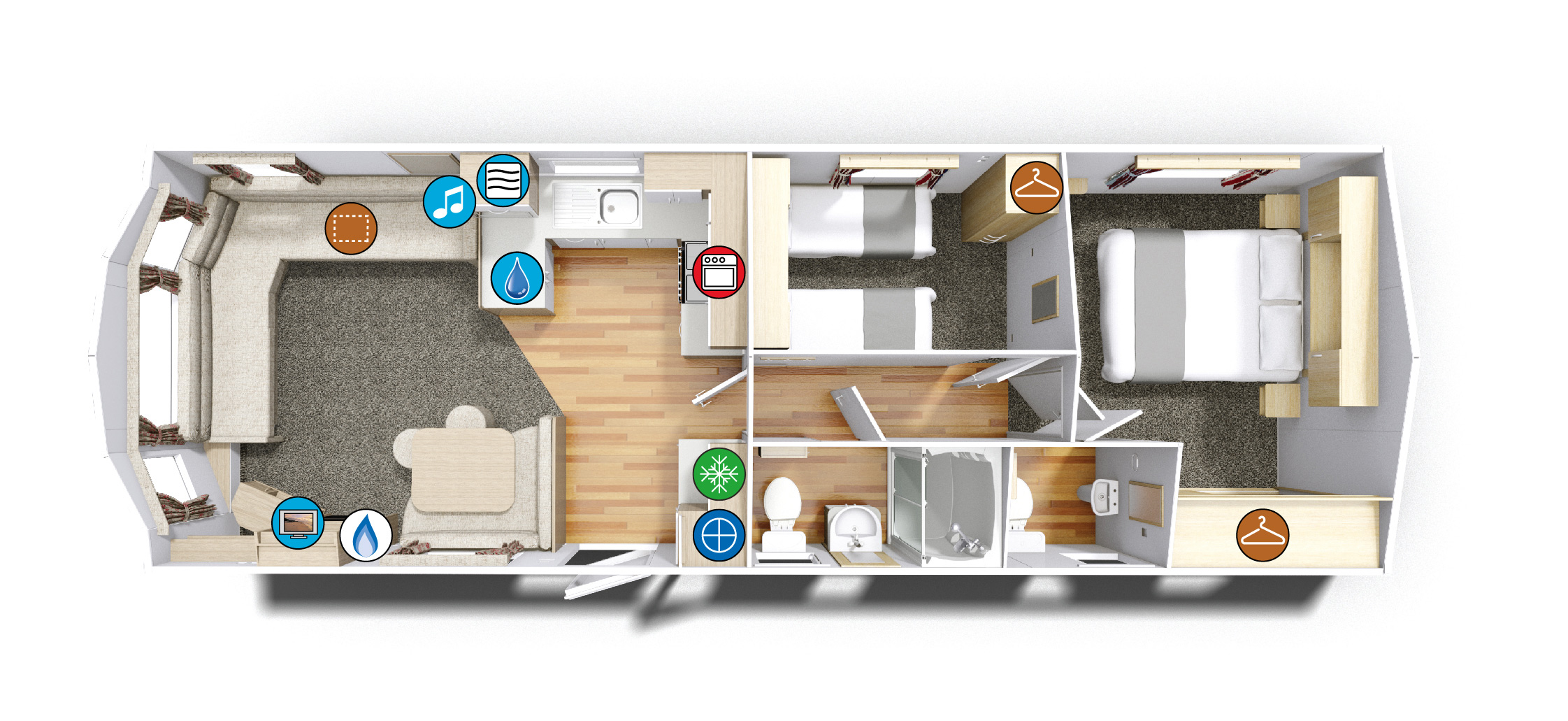 Willerby Rio Gold Floorplan