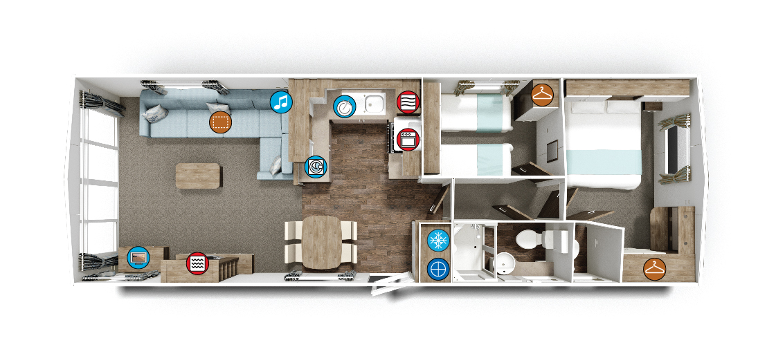 Willerby Avonmore Limited Ed Floorplan