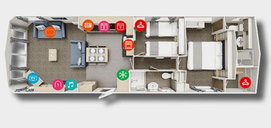 Willerby Sheraton Elite Floorplan