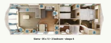 Willerby Sierra Floorplan