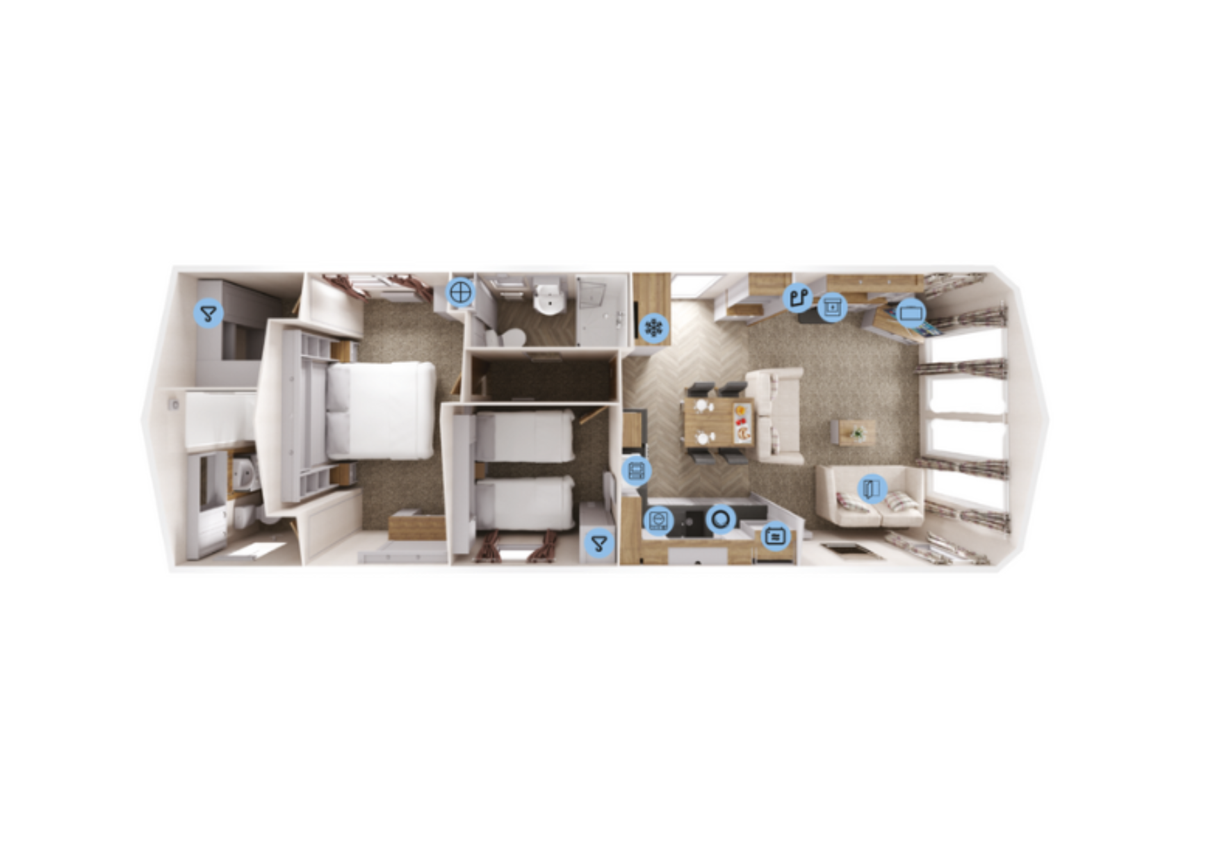 Willerby Sheraton Elite Lodge - Ex Demo Floorplan