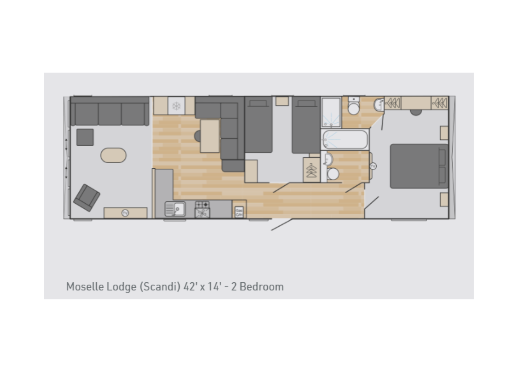 Swift Moselle Lodge Scandi at The Elms, Addlethorpe Floorplan