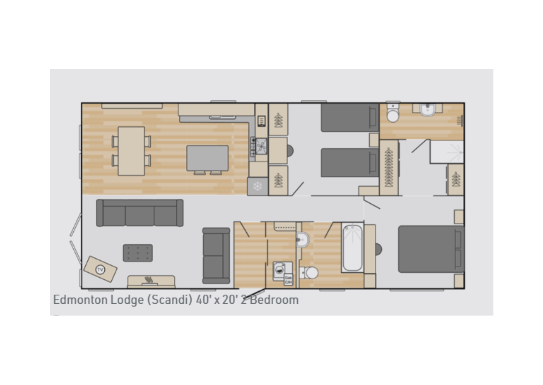 Swift Edmonton Lodge (Twin) Floorplan