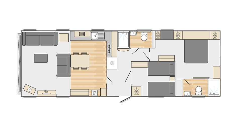 Swift Vendee Lodge Floorplan