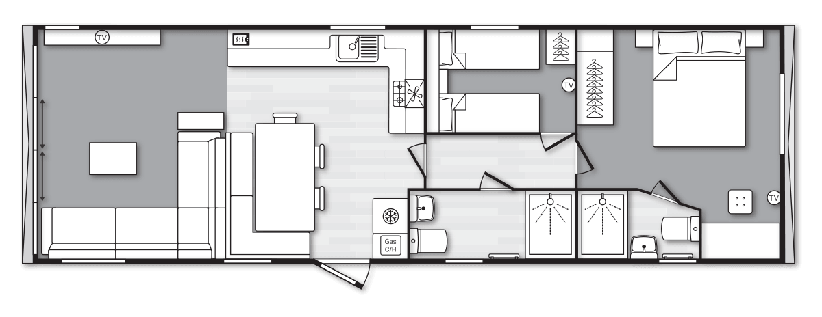Swift Morlaix Lodge Floorplan
